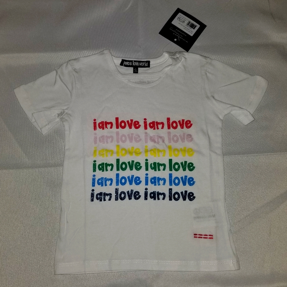 PLW S/S I Am Love Tee Sz 4, 5, 6